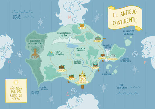 Mapa del Antiguo Continente